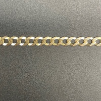 Unisex 9ct Yellow Gold Curb Link Bracelet