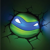 Nickelodeon TMNT Leonardo 3D Deco Wall Mount Kids Safety Light