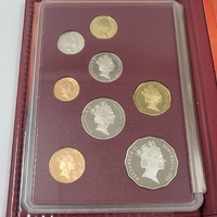1989 RAM Proof Coin Set Original Inhabitants $2 $1 50c 20c 10c 5c 2c 1c