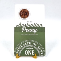 2021 $1 Copper Uncirculated 110th Anniversary Australian Penny Two Coin Set RAM