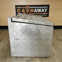 Aluminum Slant Tool Box 1200mm x 500mm x 500mm Lockable Ute Truck Storage