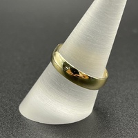 Unisex 9ct Yellow Gold Plain Wedding Band Ring