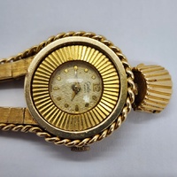 Carlto 17 Jewel 14k Gold Ladies Bracelet Vintage Watch Circa 1940s 1960s