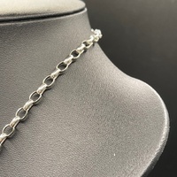 Ladies 925 Sterling Silver Belcher Link Necklace