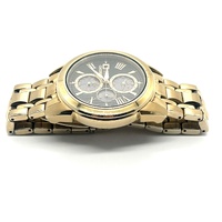 Seiko Le Grand Sport Chronograph V172-0AN0 Black Gold Stainless Steel Watch