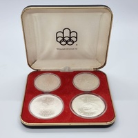 Olympic Act Of Parliament 4 UNC Coin Commemorative Of The 1976 Olympic Games