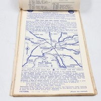 1972 NRMA Travel Guide Richmond to Adelaide via Sturt Highway Vintage Map