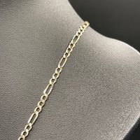 Unisex 9ct Yellow Gold Figaro Link Necklace