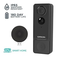 Orion DC61HA Smart Wireless Video Doorbell 2K Night Vision Motion Alerts