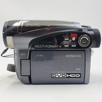 Hitachi DZ-HS500SW DVD/HDD Hybrid Camcorder with Accessories & Carry Bag – Handycam Video Camera