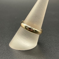 Unisex 9ct Yellow Gold Plain Wedding Band Ring