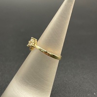 Ladies 9ct Yellow Gold Dante Natural Diamond Ring