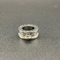 Unisex 925 Sterling Silver Open Circle Pendant