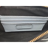 Oroton Mini Envelope Ladies Bag Leather Crossbody 20x15x4cm Black