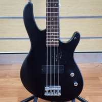 Cort Action Jr 3/4 Electric Bass Guitar Black Short Scale with Soft Case