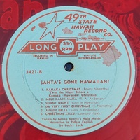 Santa's Gone Hawaiian! Vinyl LP Christmas Novelty Record