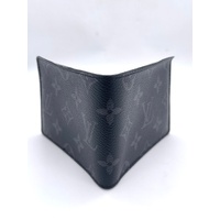 Louis Vuitton Monogram Eclipse Slender Wallet Black Leather