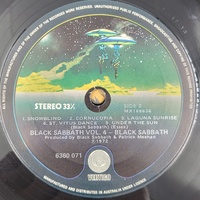 Black Sabbath Vol. 4 Vinyl LP 1972 Vertigo Spaceship Label