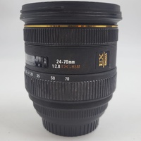 Sigma EX 24-70mm 1:2.8 DG HSM Lens with Bag Hood and UV Filter