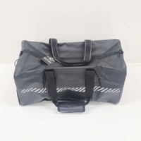Culture Kings Duffle Bag Elite Black Silver Gym Travel Sports Bag
