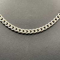 Ladies 925 Sterling Silver Curb Link Necklace