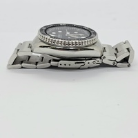 Seiko 7S26-0020 Automatic Diver Watch 200m Analog Black Dial Day Date