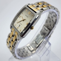 Rado DiaStar 129.0570.3 Vintage 1990s Two‑Tone Rectangular Sapphire Watch