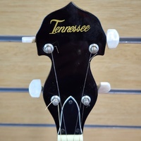 Tennessee 5 String Bluegrass Banjo Remo Head Nato Neck 22 Frets Resonator