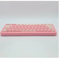 Anko Pink 3 in 1 Wireless Keyboard Mouse Mat USB Dongle Set JLR-78483