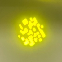 Mini LEDSPOT Moving Headlight ZQ-B242-BLACK DJ Party Light 8 Gobo 15 Colours