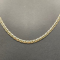 Unisex 9ct Yellow Gold Anchor Link Necklace