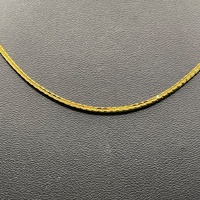 Unisex 21ct Yellow Gold Fancy Link Necklace
