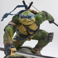 Sideshow TMNT Leonardo Exclusive Statue 490/500 with Interchangeable Head