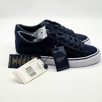Polo Ralph Lauren Sayer Canvas Sneaker Aviator Navy Blue Size 5 US
