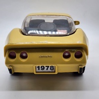 Jim Beam 1978 Yellow Corvette Vintage 1984 Whiskey Decanter