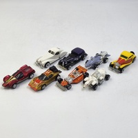 Assorted Vintage 1970s and 1980s Hot Wheels Cars with Matchbox Case