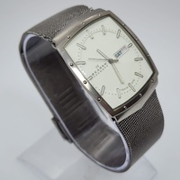 Skagen Denmark 396LTTW Vintage Rectangular Mesh Band Quartz Watch