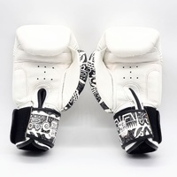 YOKKAO 8oz Muay Thai Boxing Gloves Dateline White Handmade Thailand