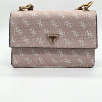 Guess Alexie Crossbody Flap Opening Rose with Logo Handbag Pink