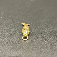 Unisex 14ct Yellow Gold Fish Pendant