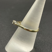Ladies 9ct Yellow Gold Diamond Ring