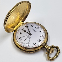 Le Cheminant 1822 Swiss 17J Incabloc Manual Wind Fisherman Pocket Watch