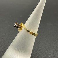 Ladies 18ct Yellow Gold Diamond Ring