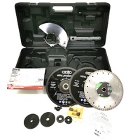 Ozito AGB-2200 230mm 2350W Corded Angle Grinder with Case and Accessories