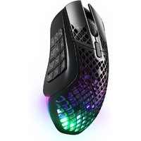 SteelSeries Aerox 9 Ultra Lightweight Wireless MMO MOBA Gaming Mouse