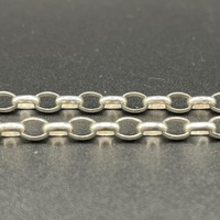 Ladies 925 Sterling Silver Belcher Link Bracelet