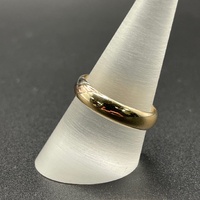 Unisex 9ct Yellow Gold Band Ring