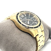 Chisel 5829304 Gold Tone Stainless Steel Chronograph 100m WR Watch