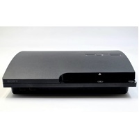 Sony PlayStation 3 160GB Slim Console CECH-2502A Black with Blue Controller