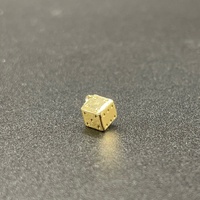 Unisex 9ct Yellow Gold Dice Cube Pendant